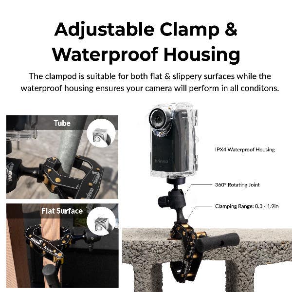 Brinno BCC300 Timelapse Construction Camera Clamp Kit - Image 10