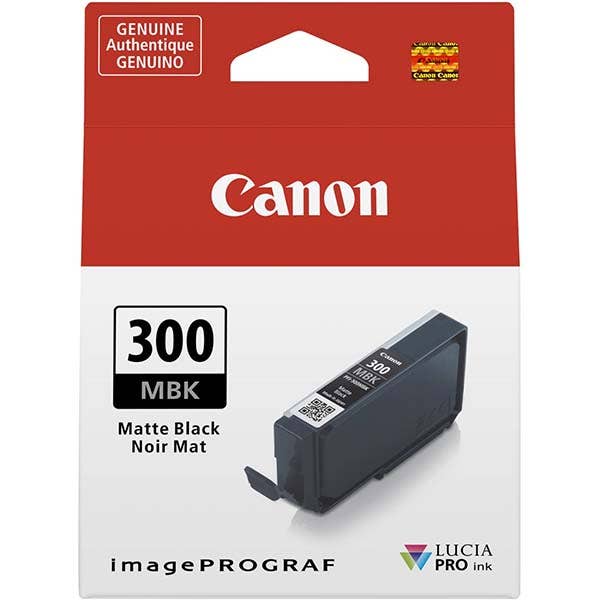 Canon PFI-300MBK Matte Black Ink (Genuine)