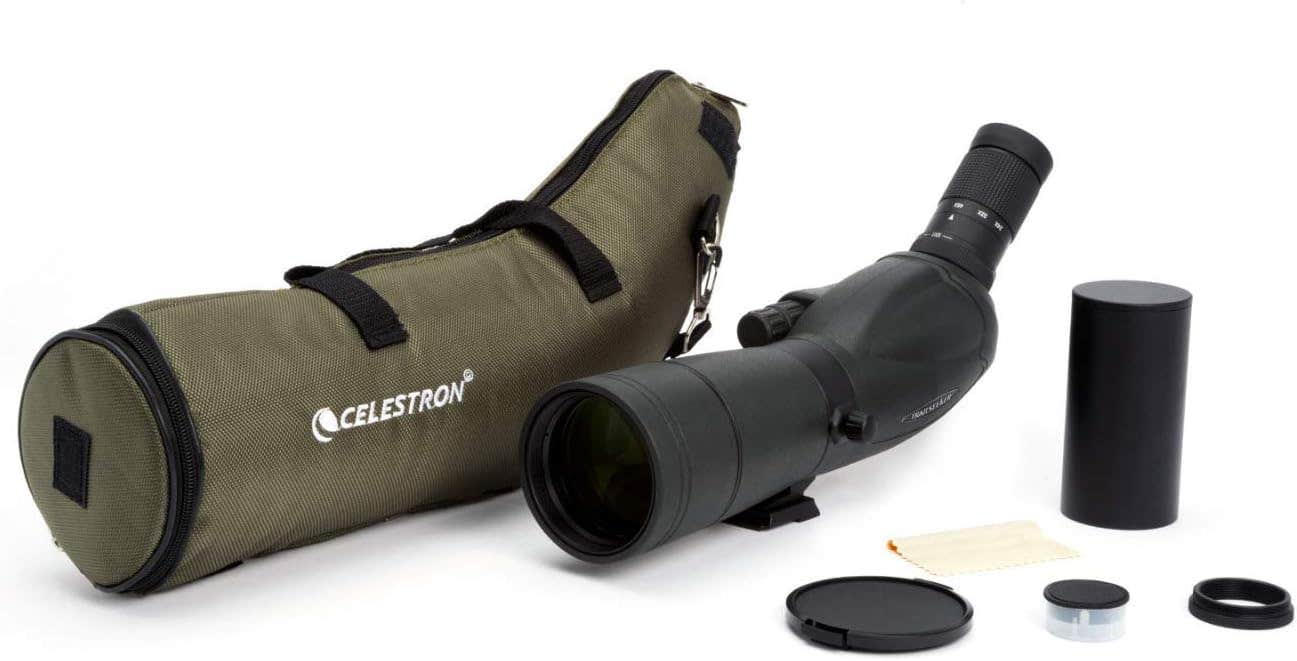 Celestron TrailSeeker 65 16x-48x Spotting Scope w/Bonus Tripod - Image 5