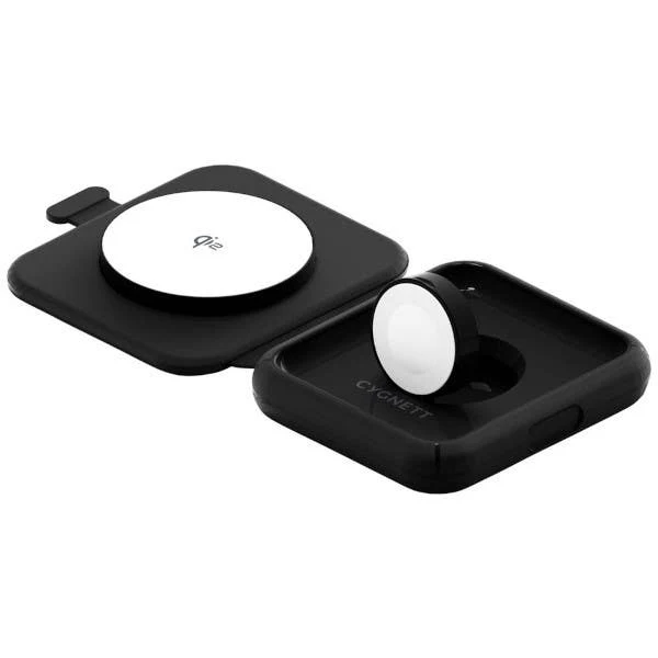 Cygnett Voyager MAG Travel 2-in-1 Charger QI 2.0