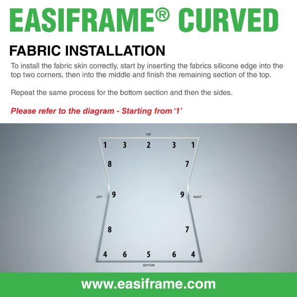 Easiframe Curved Background Frame only - Image 5