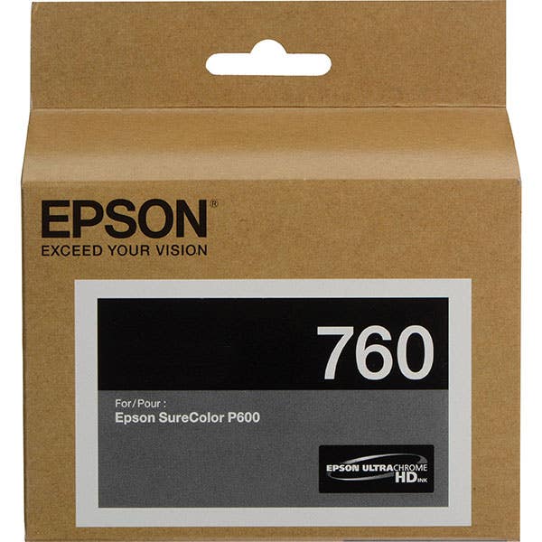 Epson T760 Ultrachrome Black Ink for P600