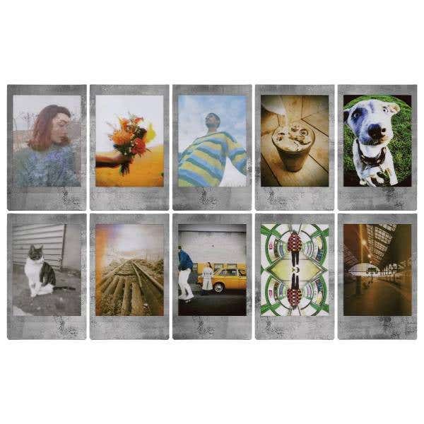 Fuji Instax Mini Instant Film 10 Shot - Stone Grey Frame - Image 3