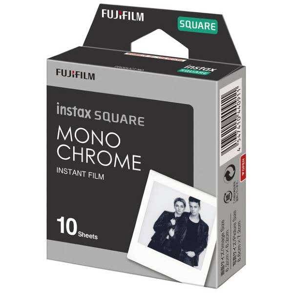 Fujifilm Instax SQ Square Film - Monochrome - 10 Shot