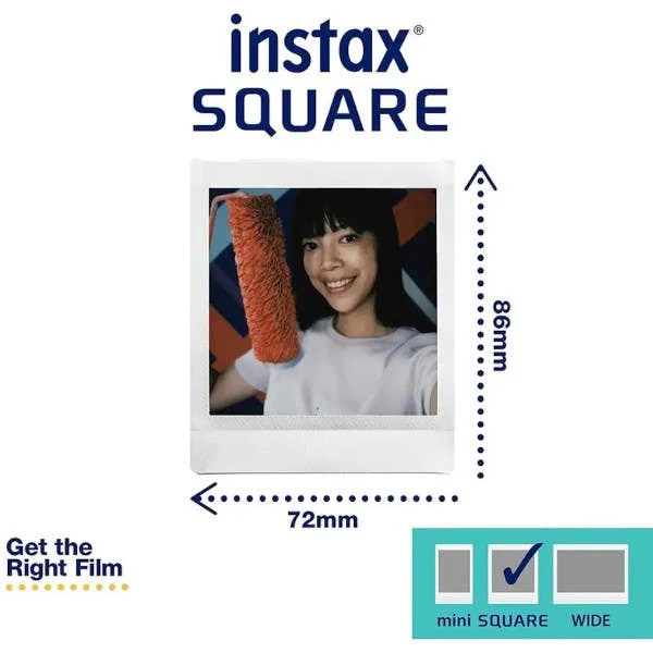 Fujifim Instax SQ Square Instant Film - 50 shots Novelty - Image 3