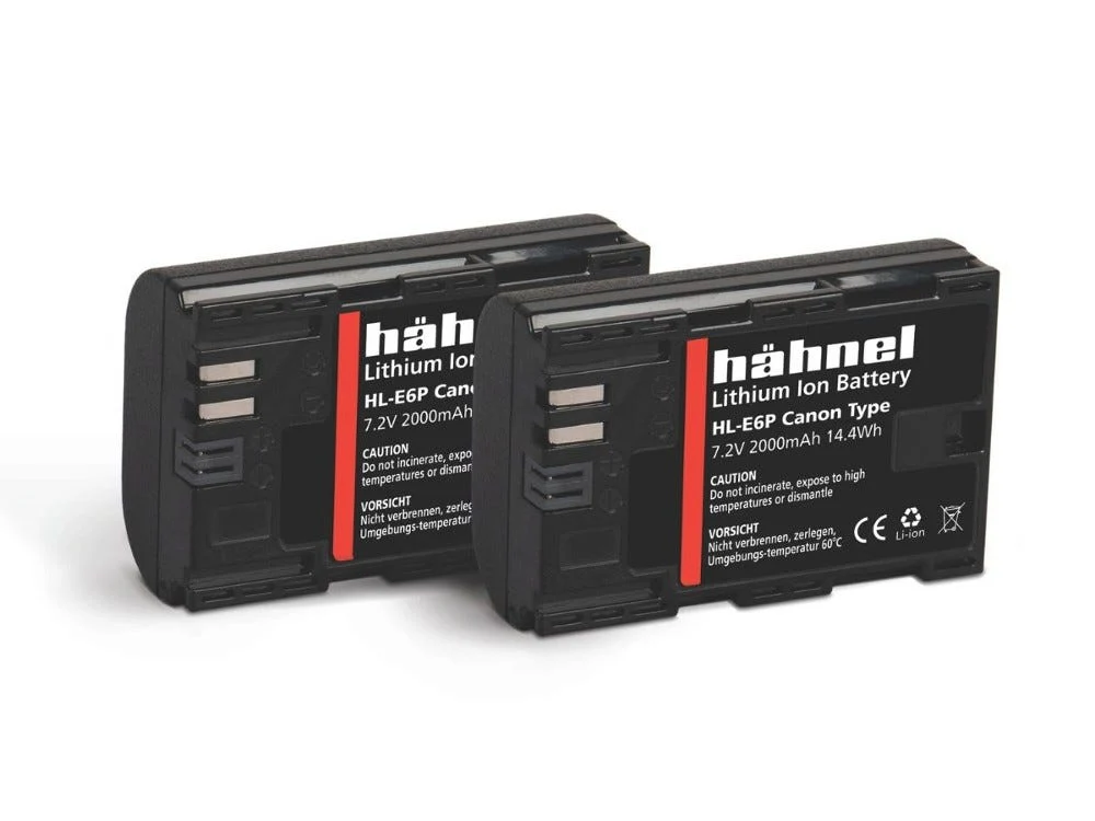 Hahnel Canon LP-E6P - Twin Pack - Image 2