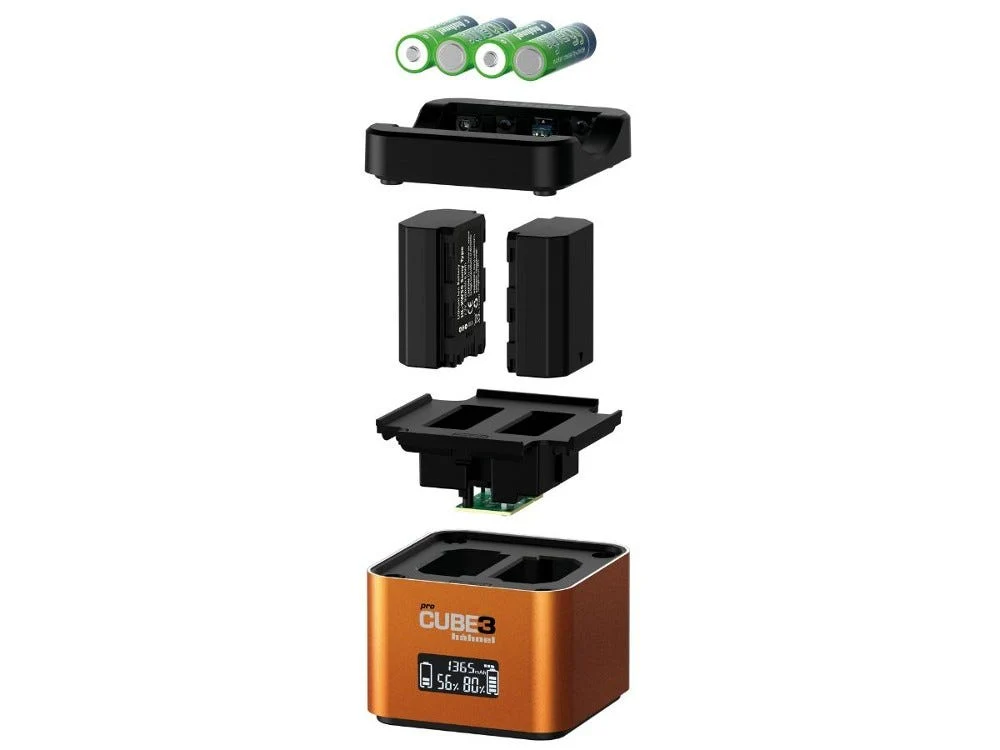 Hahnel Pro Cube 3 Dual Charger - Sony - Image 2