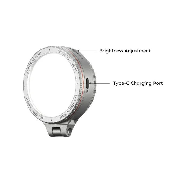 Harlowe SOL 5 Bi Colour LED For Mobile with Magnetic Mount - Image 4