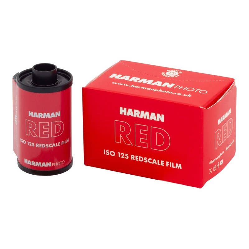 Harman RED 135 36exp 125 ISO 35mm Redscale Film