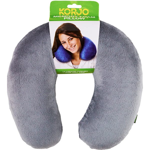 Korjo Memory Foam Pillow - Grey