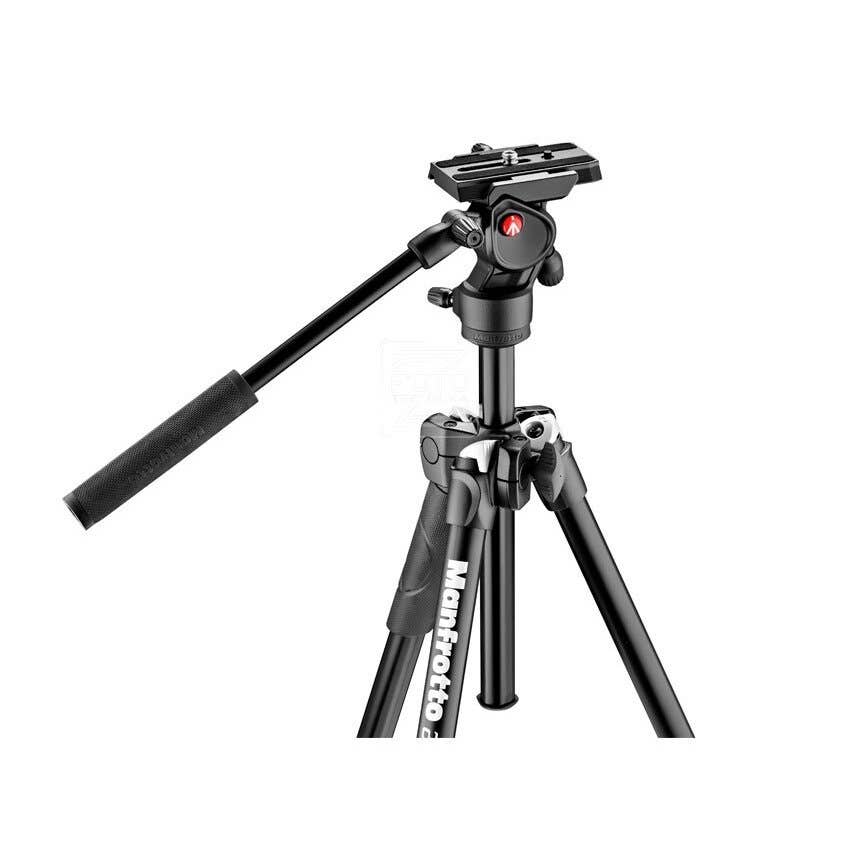 Manfrotto MK290LTA3 Video Tripod + Bonus Pixi II Mini Tripod - Image 9