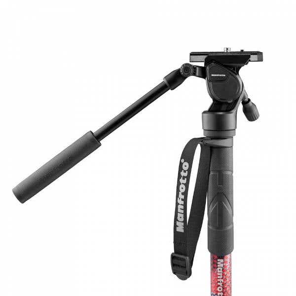 Manfrotto MVM Element II Video Monopod w/Feet & Video Head - Image 4