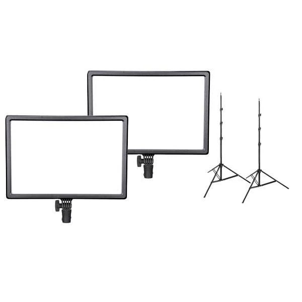 Nanlite Lumipad 25 Soft LED Panel - Twin Light & Stand Kit with Bag - Image 2