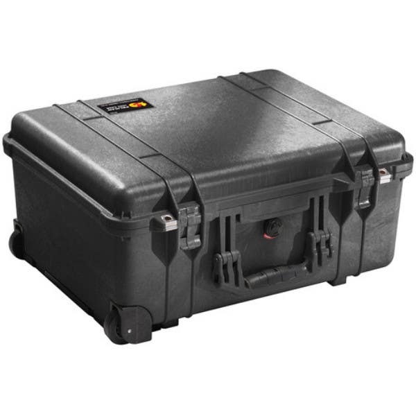Pelican 1560 Case Studio with Dividers & Wheels - Black - Image 3