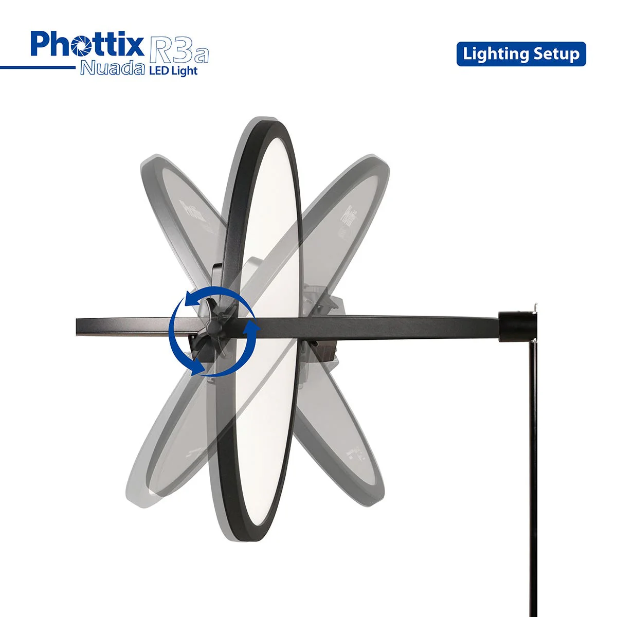 PHOTTIX NUADA R3a Twin LED Soft Light Kit w/Stands - Image 3