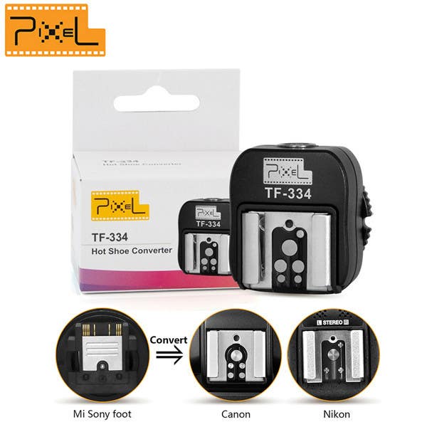 Pixel Hot Shoe Converter TF334 - Sony Shoe to Canon/Nikon Hot Shoe - Image 2