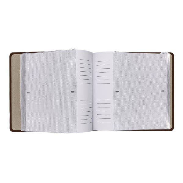Prestige Coffee Brown Leather Photo Album - 200 Photos - Image 2