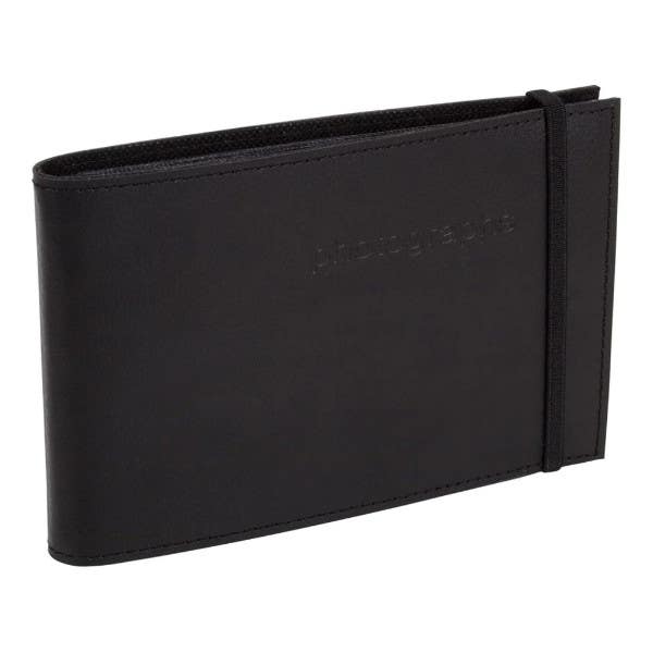 Profile Citi Leather Black 6x8" 60 Photos Slip In Album
