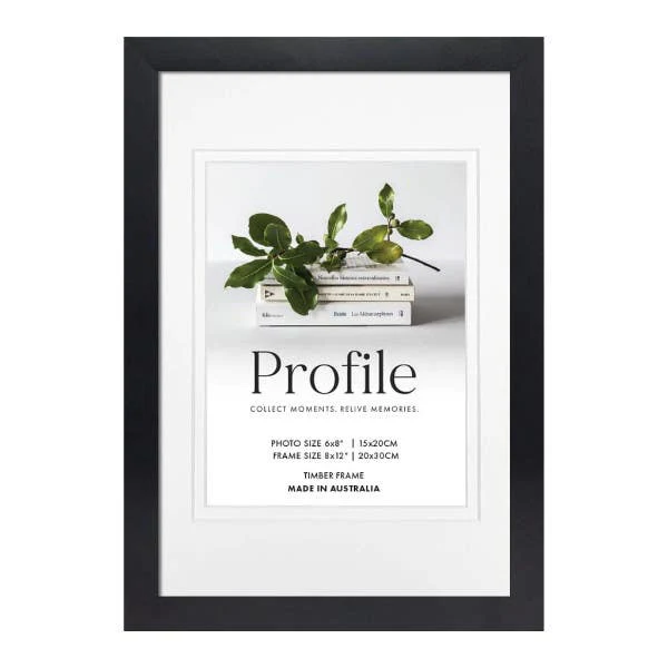 Profile Deluxe Black 8x12" Frame - 6x8" Opening