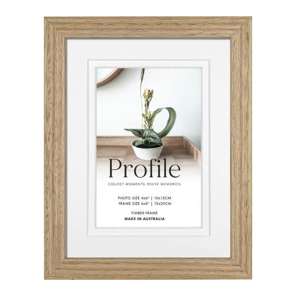 Profile Deluxe Victorian Ash 6x8" Frame - 4x6 Opening