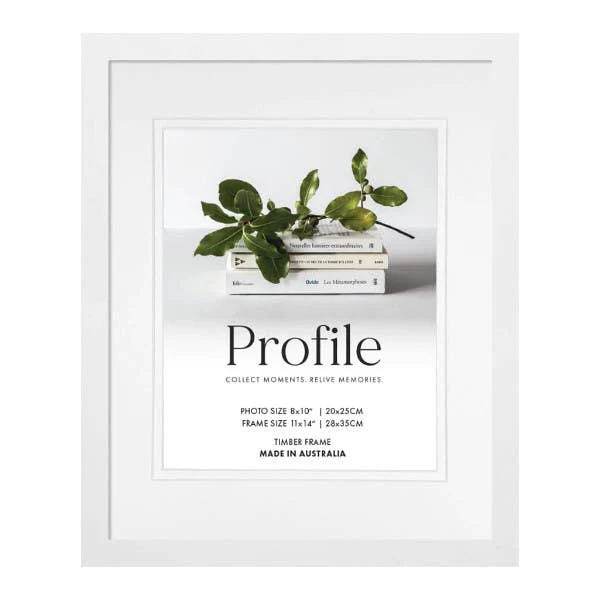 Profile Deluxe White 11x14" Frame - 8x10" Opening