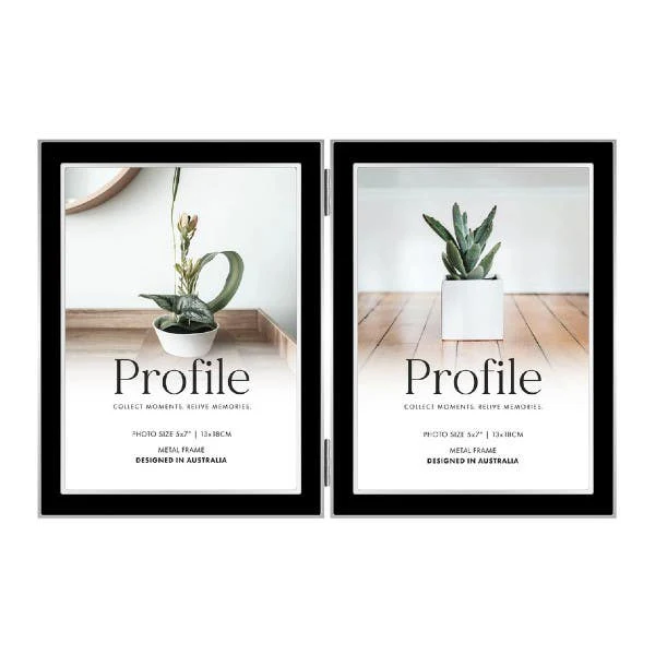 Profile Eternal Black 5x7" V/Double Frame