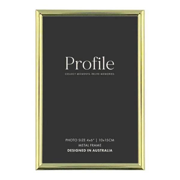 Profile Habitat Brass Photo Frame - 4x6"