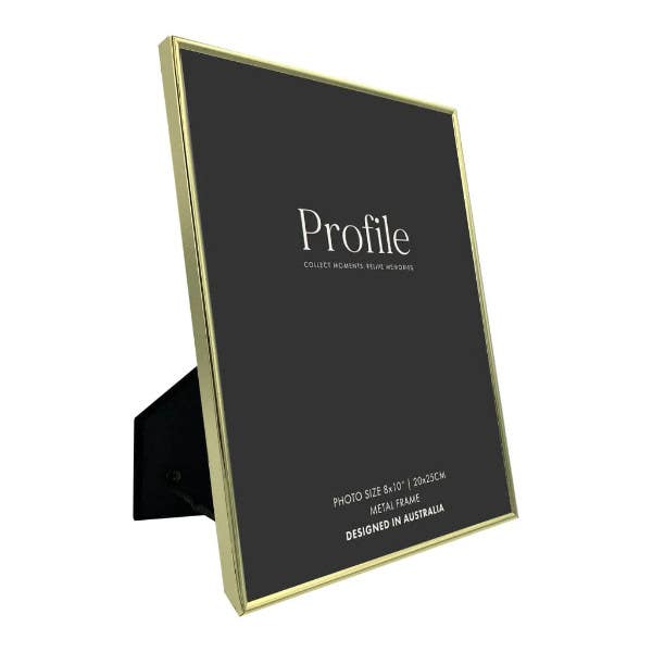 Profile Habitat Brass Photo Frame - 8x10" - Image 2